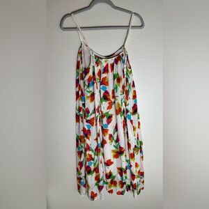 Ulla Johnson Silk Mini Shift Sleeveless Dress - Floral Print - Size 6 (See Desc)
